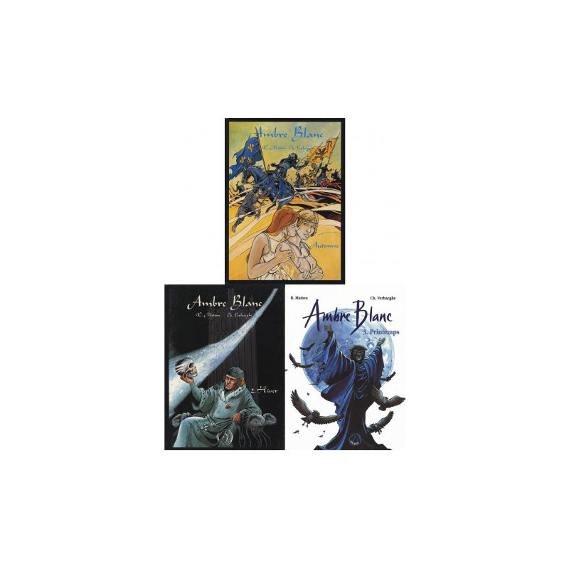 Collection 3 albums Ambre Blanc