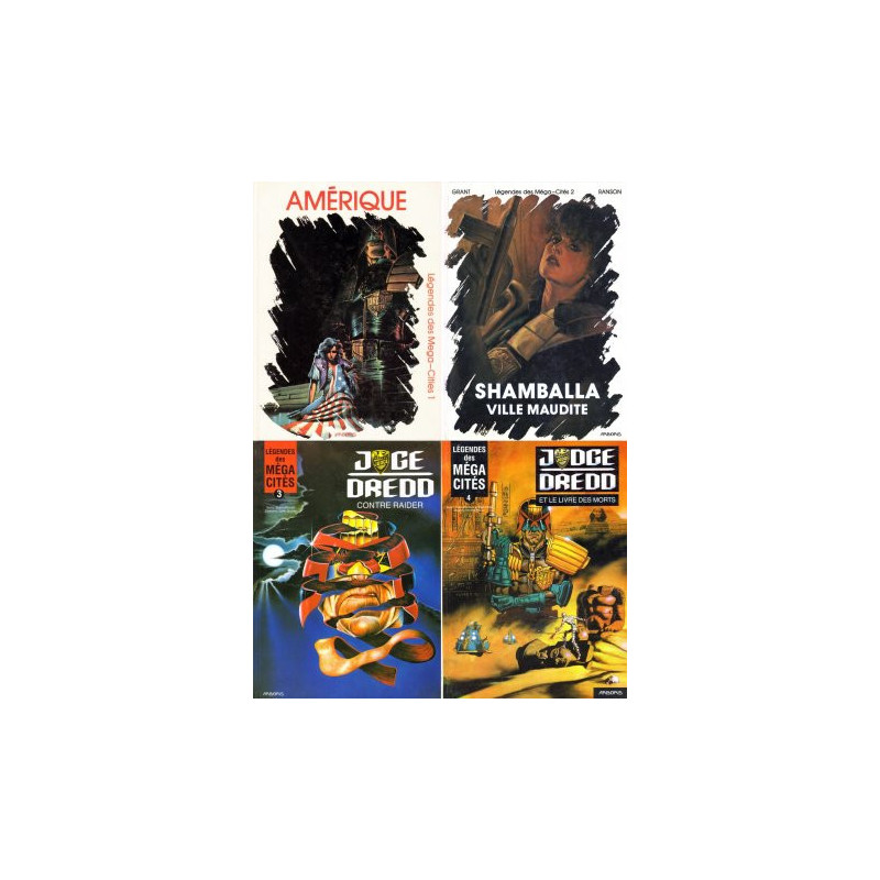 4 albums Légendes des Méga-Cités