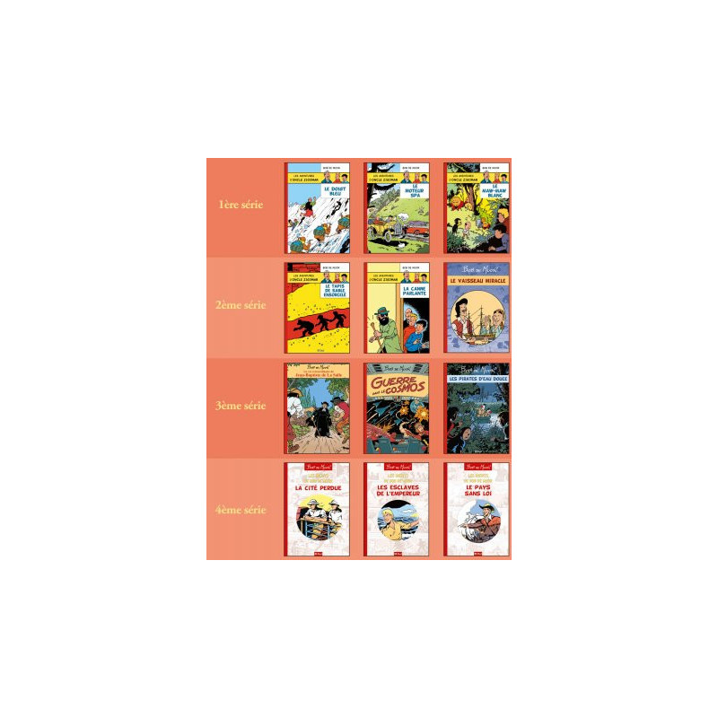 Collection 12 albums Les Inédits de Bob De Moor