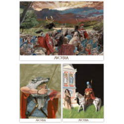 Set 3 Illustrations Auguria