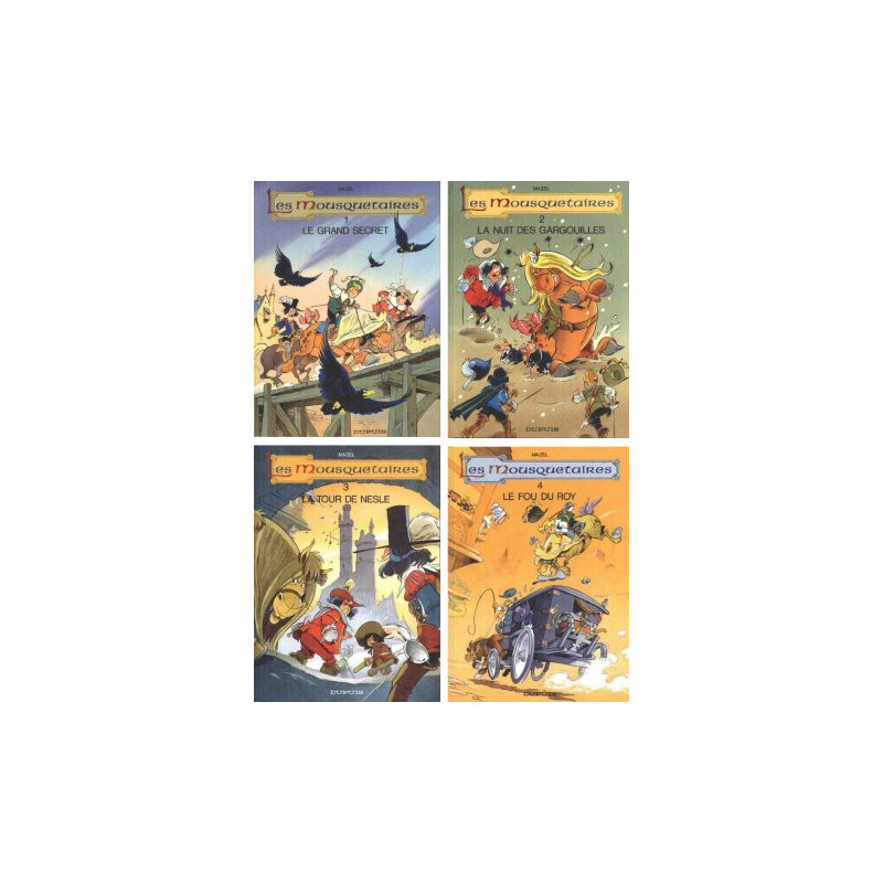 Collection 4 albums Les Mousquetaires
