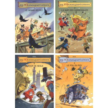 Collection 4 albums Les Mousquetaires