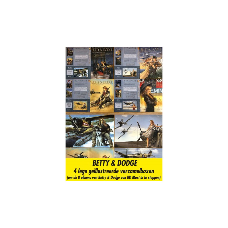 Betty & Dodge 4 lege verzamelboxen