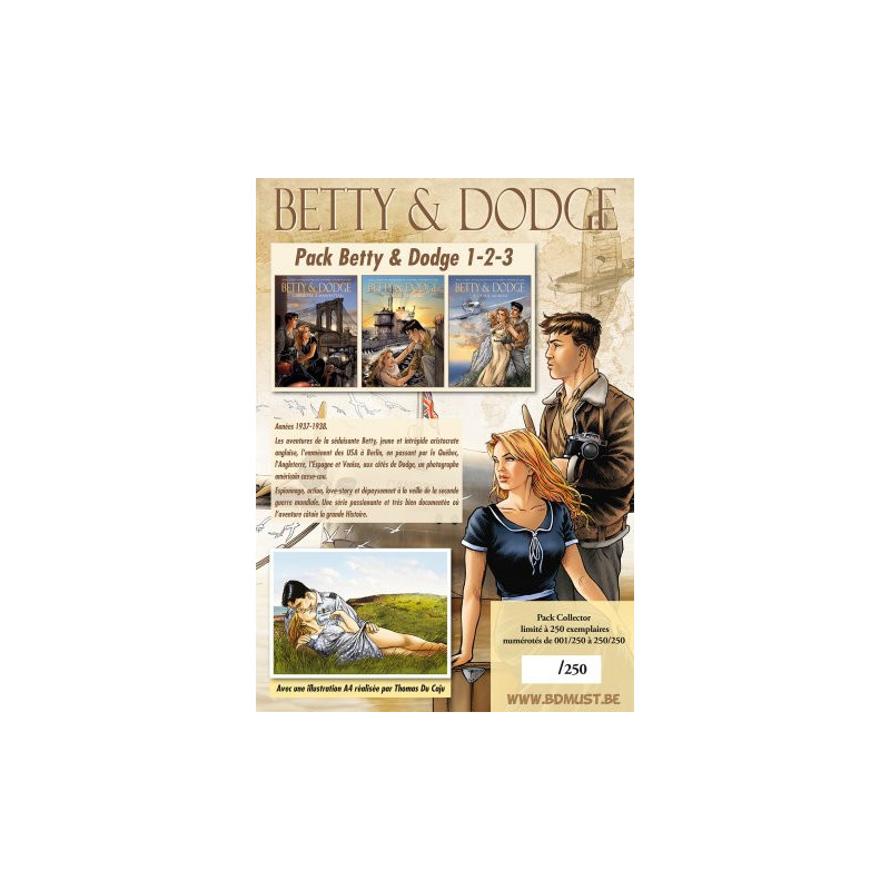Pack Collector Betty & Dodge  tomes 1,2,3
