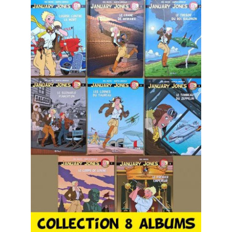 Collection 8 albums January Jones
