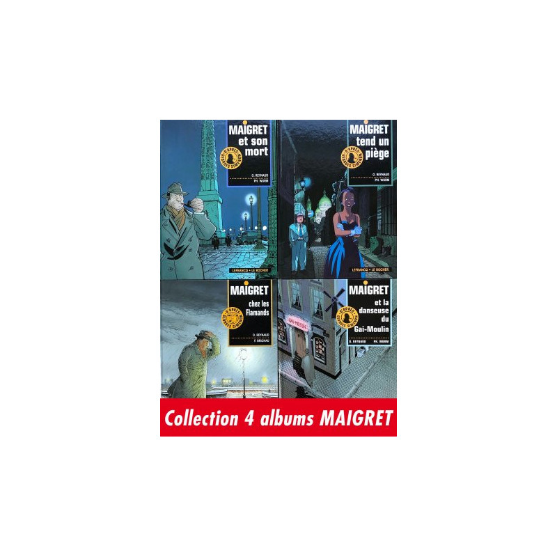 Collection 4 albums Maigret