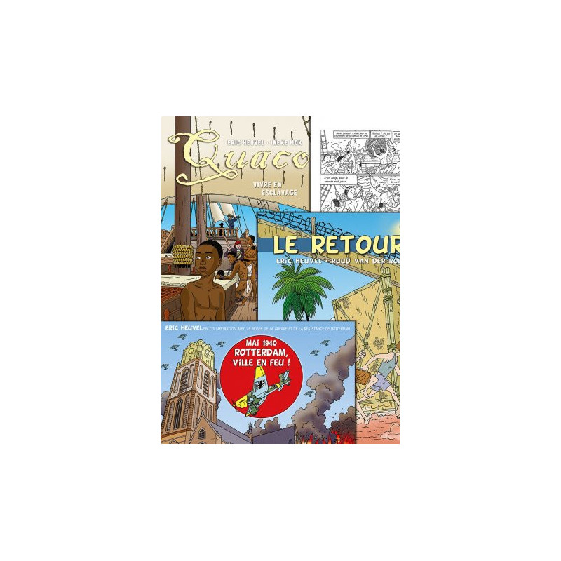 QUACO + LE RETOUR + ROTTERDAM, VILLE EN FEU! + PLANCHE