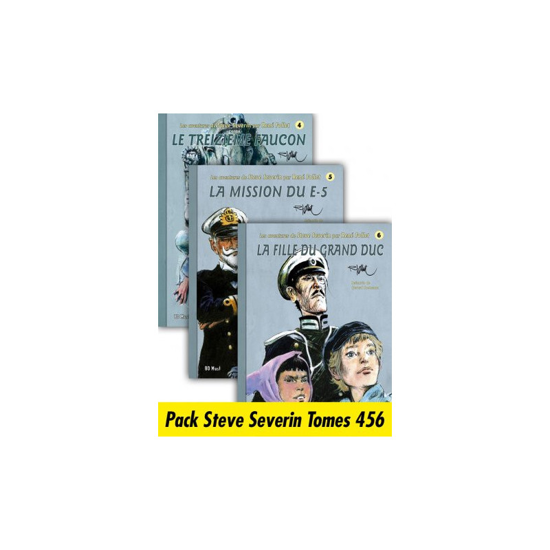 Pack Steve Severin Tomes 456