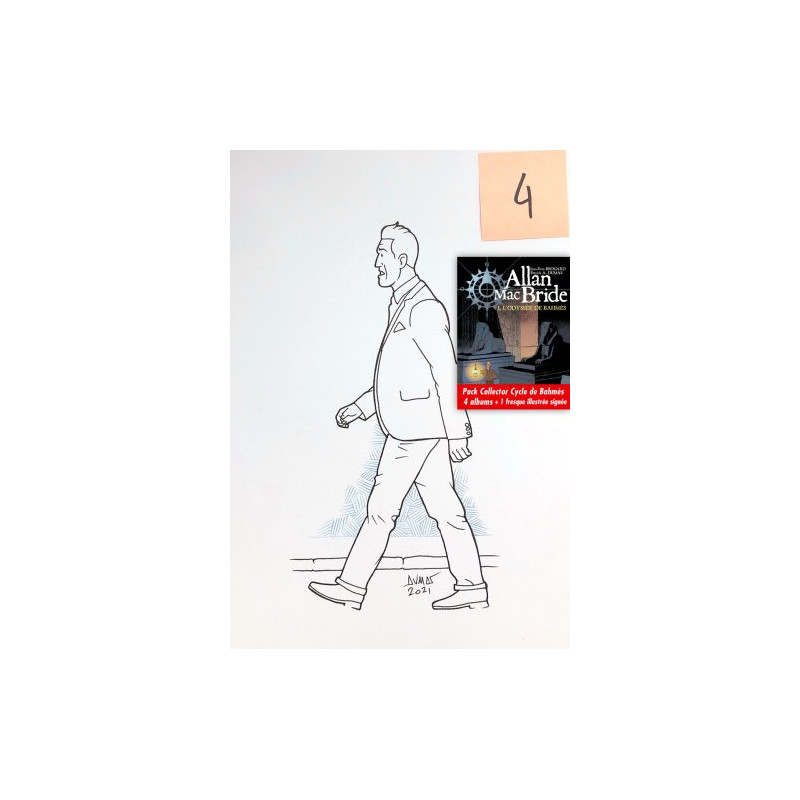 Pack 4 albums Allan Mac Bride dedicace 4
