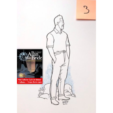 Pack 4 albums Allan Mac Bride dedicace 3