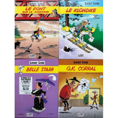 4 Albums Lucky Luke