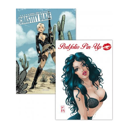 Chastity Blaze Luxe + Portfolio Pin-Up