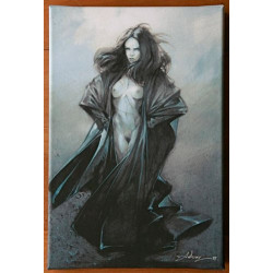 Le manteau bleu (Tirage sur toile)
