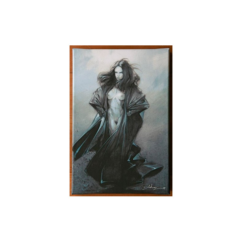 Le manteau bleu (Tirage sur toile)