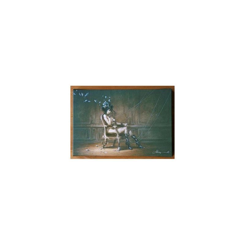Les papillons (Tirage sur toile)