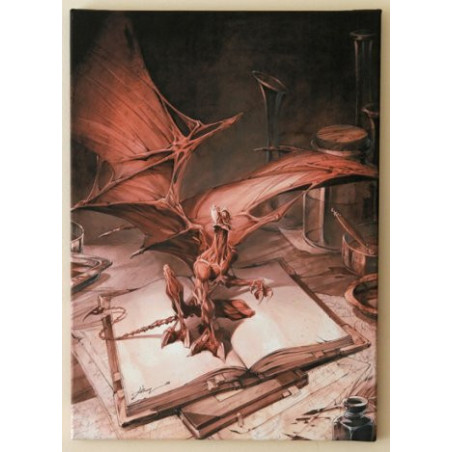 La Licorne (Tirage sur toile)