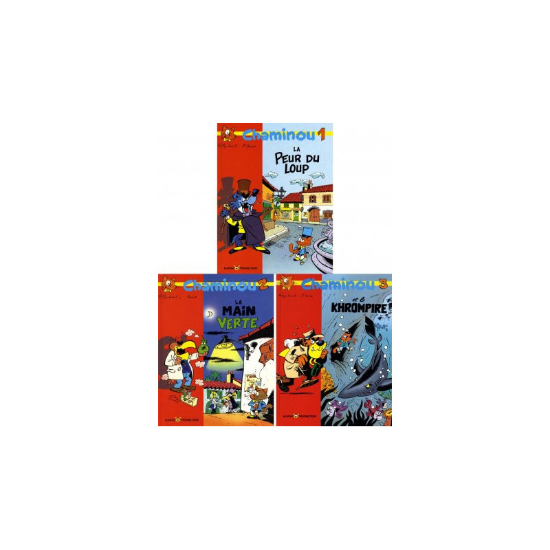 Collection 3 albums Chaminou