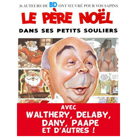 Le père Noël dans ses petits souliers