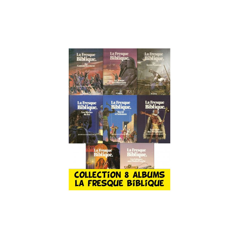 Collection 8 albums La Fresque Biblique