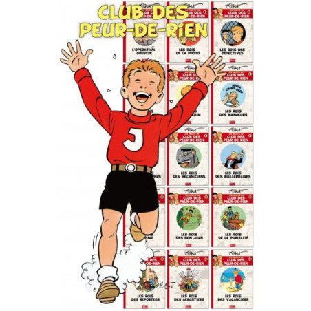 15 albums Les inédits du Club des Peur-de-rien