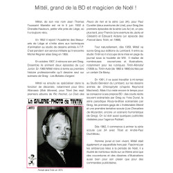 Mittei - Tirage collector -  Récits de Noël dans Tintin
