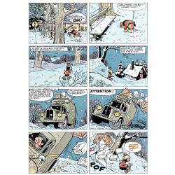 Mittei - Tirage collector -  Récits de Noël dans Tintin