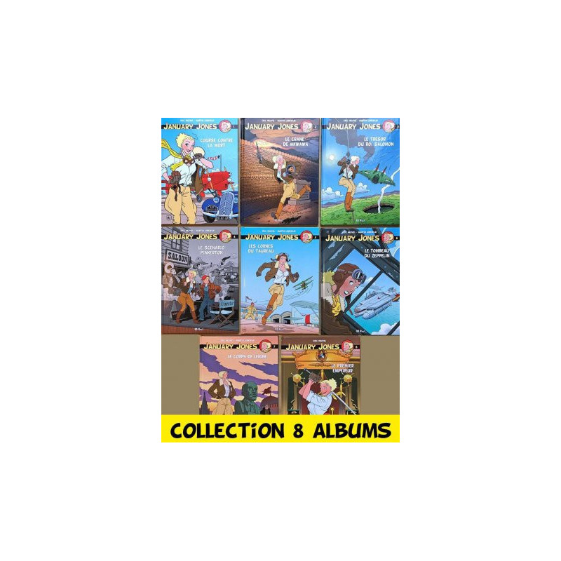 Collection 8 albums January Jones