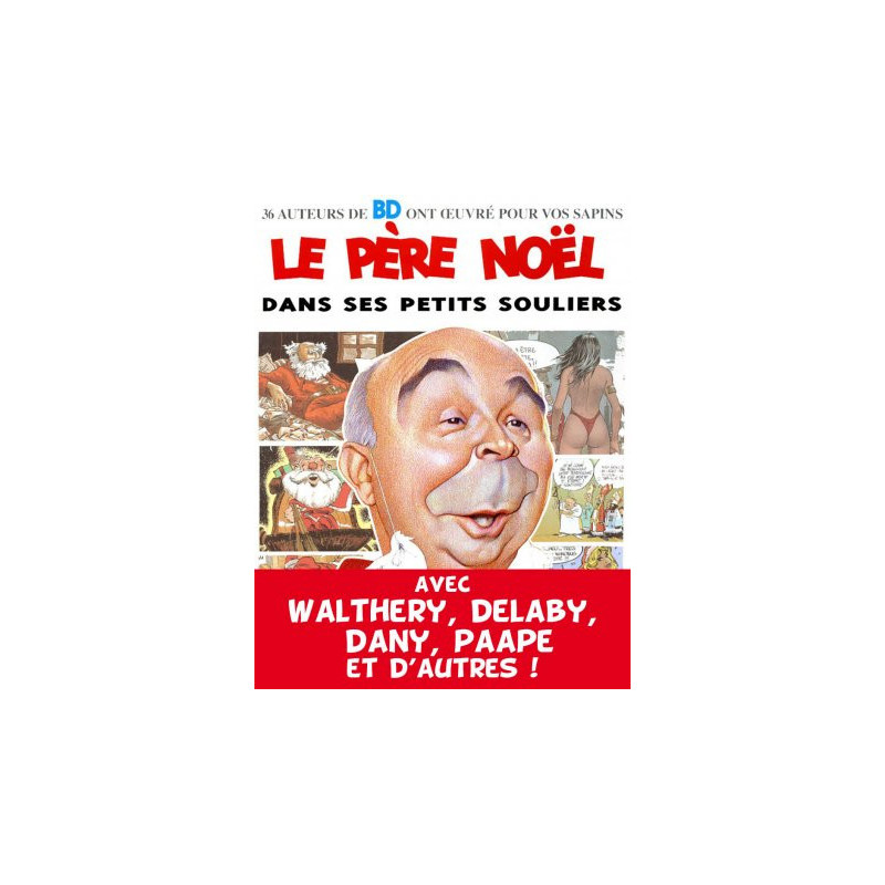 Le père Noël dans ses petits souliers