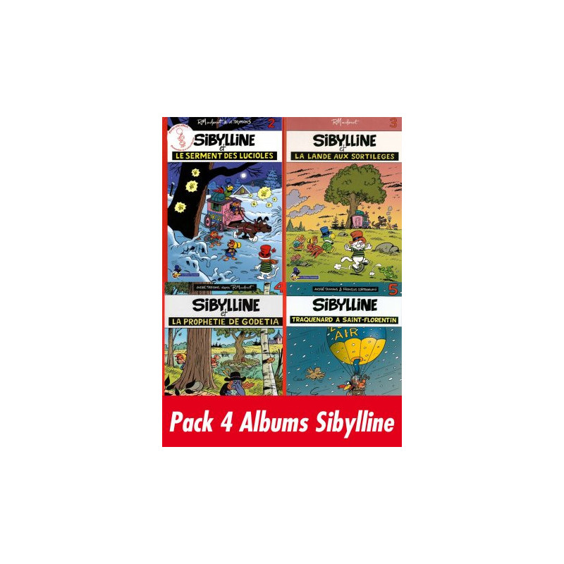 Pack 4 Albums Sibylline