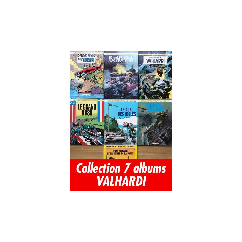 Collection 7 albums JEAN VALHARDI