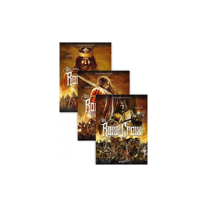 Collection 3 albums Des Rois et des Croix