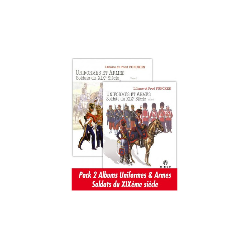 2 Albums Uniformes & Armes du XIXe siècle
