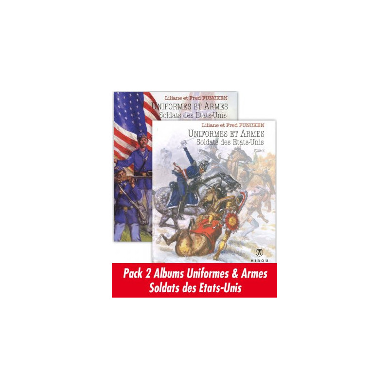 2 Albums Uniformes & Armes Soldats des Etats-Unis
