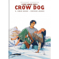 2. Coeur rouge - cheveux jaunes