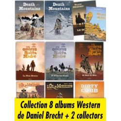 Collection 8 Albums Western de Daniel Brecht + 2 collectors