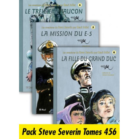 Pack Steve Severin Tomes 456