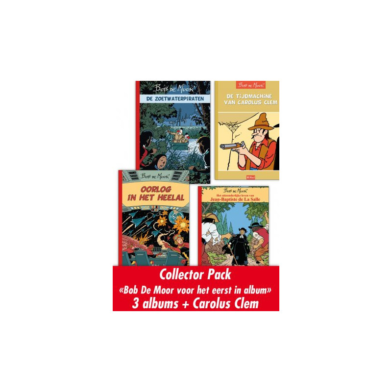 Collector Pack 3 Albums van Bob De Moor + Carolus Clem