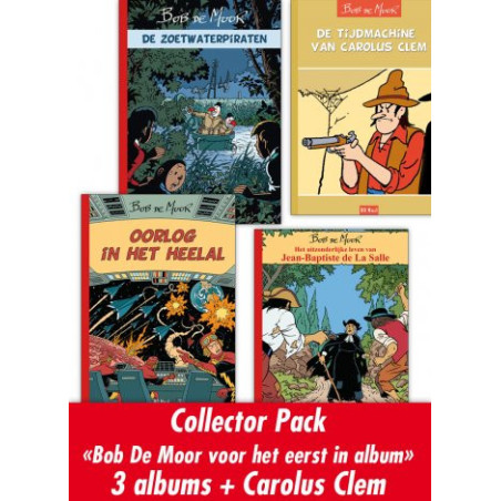 Collector Pack 3 Albums van Bob De Moor + Carolus Clem