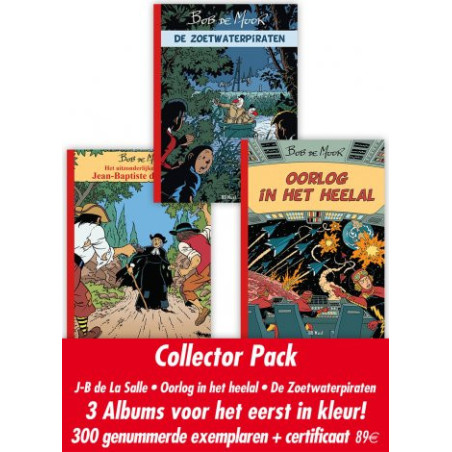 Collector Pack 3 Albums van Bob De Moor