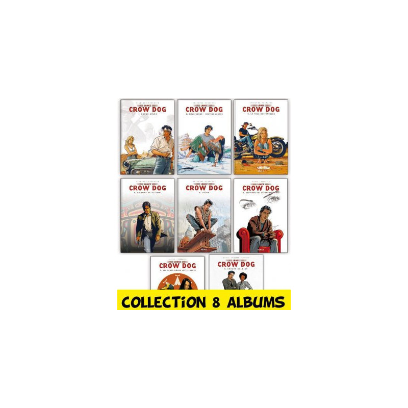 Collection 8 albums Lance Crow Dog