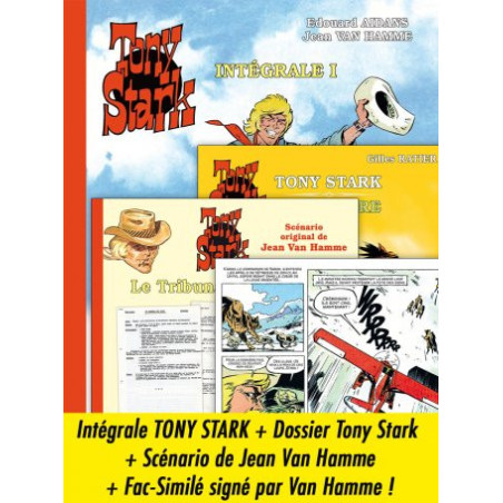 Intégrale TONY STARK + Dossier Tony Stark + Scénario + Fac-Similé signé