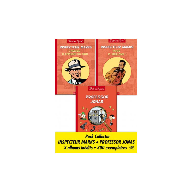 Pack Collector Inspecteur Marks et Professor Jonas