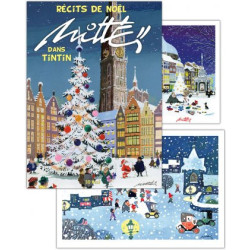 Tirage collector-  Mittei - Récits de Noël dans Tintin