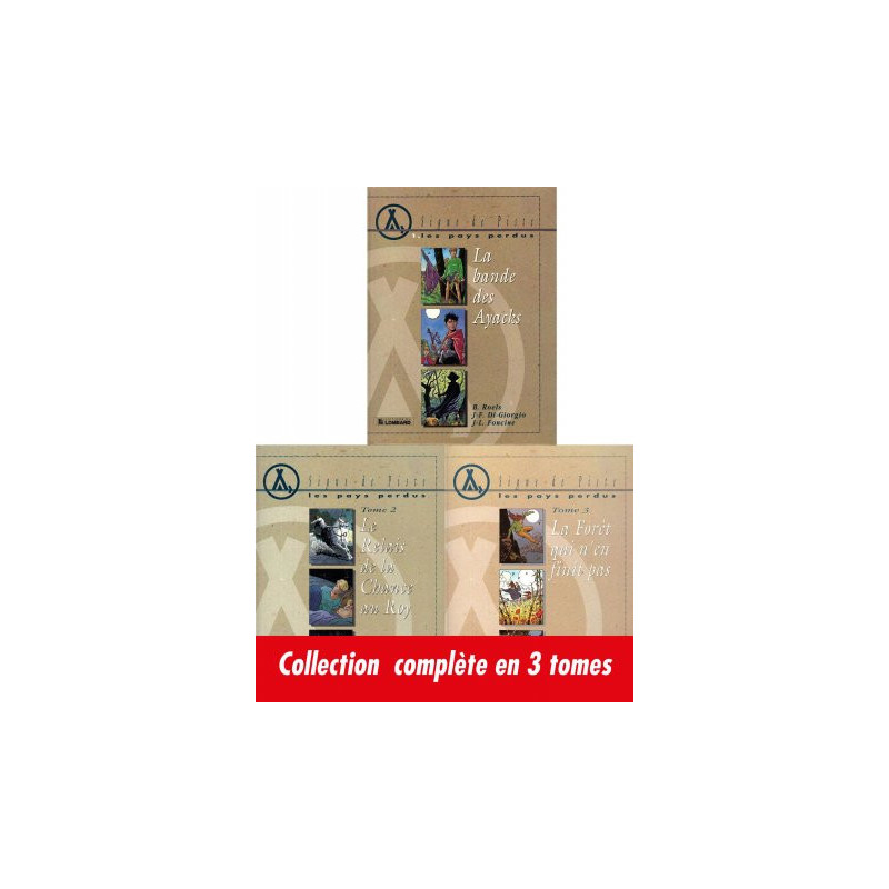 Collection 3 albums Les pays perdus