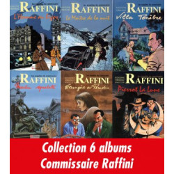 Collection 6 Albums Commissaire Raffini